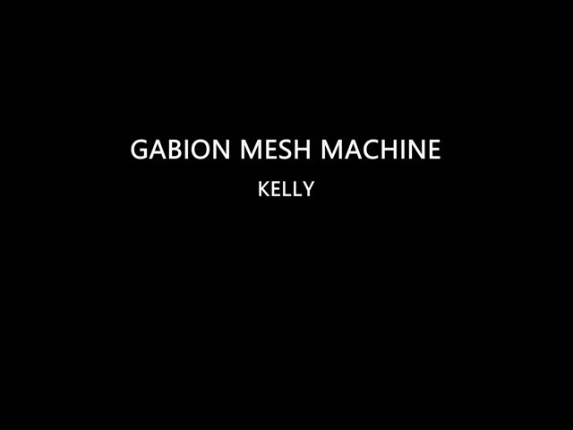 Green Gabion Wire Mesh Machine 5300mm Max. Netting Width For Slope Revetment video