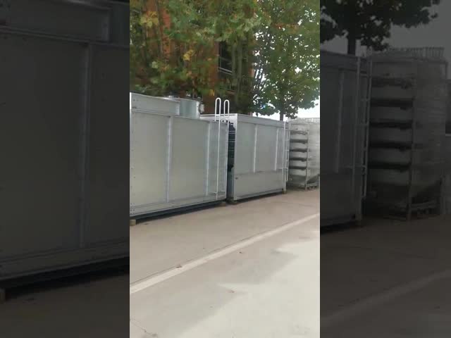 Башня конденсатора ИСО испарительная для оборудования взрыва холодильных установок замерзая