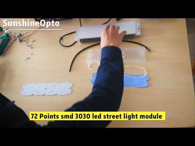 Водоустойчивая степень модуля 80*150 двигателя света СИД 50ватт СМД 3030 с объективом видео