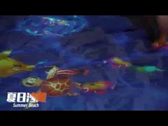 система проекции волшебной видеоигры дисплея 3Д взаимодействующая на 3 до 10 лет старого ребенка video