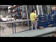 Гидравлический крен железного каркаса формируя машину, канал ангела стены Q235 делая машину video