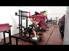 Steel Frame Commercial Grade Gym Equipment Hammer Strength Squat Machine