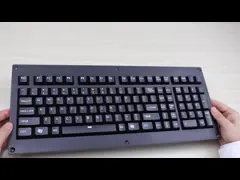 Морские военные промышленные ключи клавиатуры 107 металла с переключателями вишни механическими video