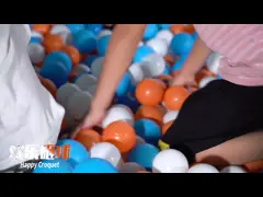 Зона потехи детей игр VR репроектора волшебного шарика AR взаимодействующая video