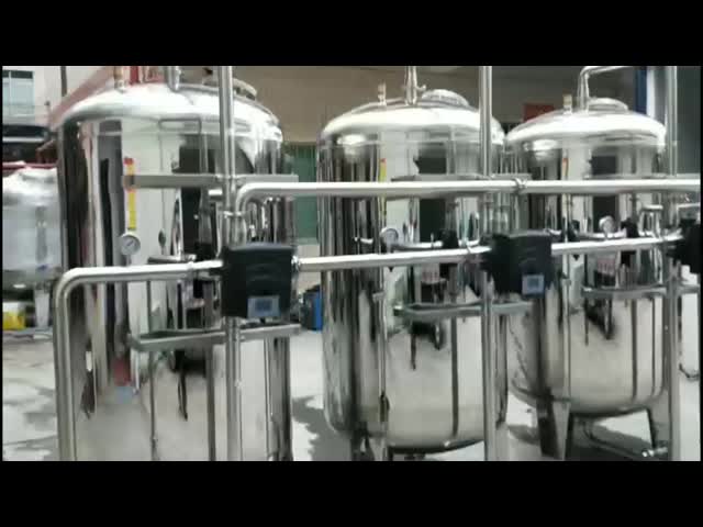 産業ROの水処理設備6000lph SUS304の飲料水のろ過システム