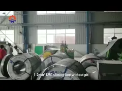 Автоматический материал металла складывая разрезающ линию машину для 1-5мм гальванизированной стали video