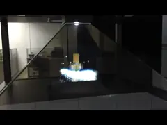 360 ডিগ্রী 3D Holographic প্রদর্শন বক্স পিওএস ডিসপ্লে জন্য হোলোগ্রাম শোকেস