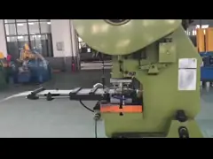 крен трубки трубы тента диаметра 78mm формируя машину, крен ролика слепой формируя машину video