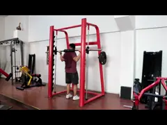 Машина Смита фитнеса шкафа силы Q235 213kgs низкая video