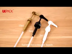 материал качества еды Torani распределителя насоса сиропа 5ml 8ml 10ml пластиковый video