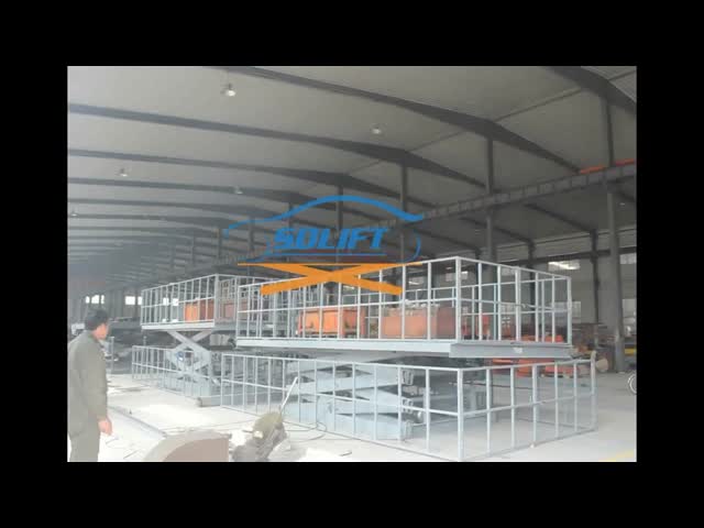 3T 5.6M Hydraulic Scissor Car Lift For Home Garage Portable / Heavy Duty Scissor Lift Table