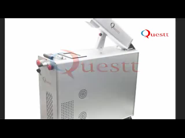 Машина удаления ржавчины лазера волокна 200 w для очищая покрытия картины, быстрого хода видео