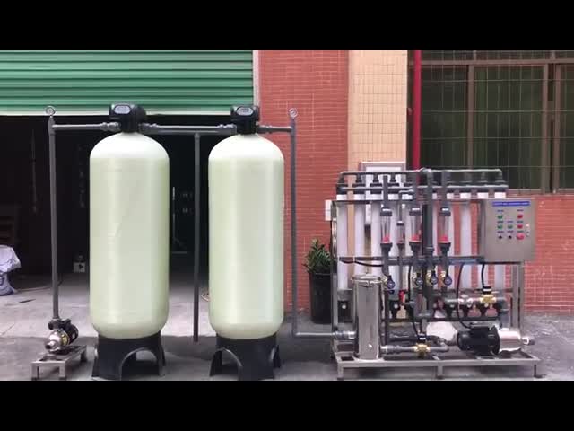 UF завод питьевой воды промышленной водяного фильтра системы мембраны фильтрации ультра минеральный для ключевой воды горы видео