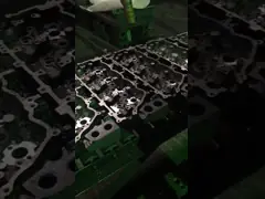 головка цилиндра главный номер 8981706170 частей двигателя дизеля 4хк1 4 цилиндра оголяет головку цилиндра Исузу головки цилиндра video