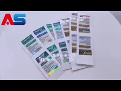 Пользовательские лекарства 10 мл флакон этикетки наклейки Pro Pharma лазерная голограмма 3D печать этикетки для стеклянных флаконов video