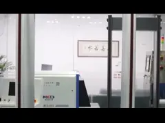 Прогулка 6 зон через металлоискатель, блок развертки тела нового экрана LCD 6 дюймов 2019 железнодорожный video