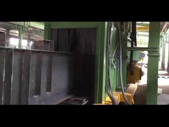 High Speed Steel Profiles Industrial Shot Blasting Machine For Sheet Metal