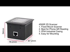 читатель кода USB RS232 мобильный QR блока развертки штрихкода 1D 2D QR для киоска/турникета video