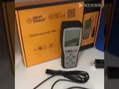 Компактная аппаратура ветромера 0.3~30м/с Анемометро скорости ветра измеряя video