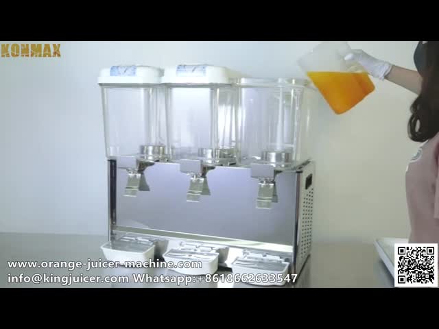 Распределитель сока напитка Джуйсер напитка напитка нержавеющей стали сертификата КЭ холодный горячий видео