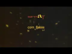 мозоль 2500kg/H шелушится производственная линия с горелкой увольнятьой газом video