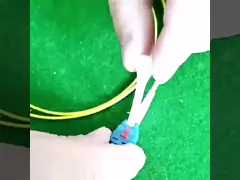 Дуплекс Унибоот ЛК-ЛК гибкого провода стекловолокна полярности ОМ4 Свитчабле с дуплексом унитубе 2.0мм платы нажима video