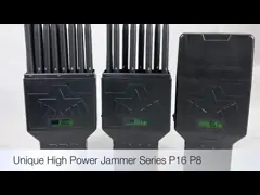 30M 8 Jammer сигнала GSM 3G 4G GPS сотового телефона наивысшей мощности 16W диапазонов Handheld video