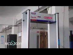 Крытая проверка безопасности металлоискателя дверной рамы ширины 560mm video