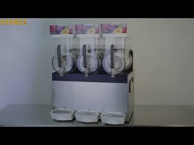 Машина слякоти льда 3 шаров, который замерли машина Маргариты с крышкой света СИД видео