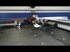машина Cnc механического отверстия стальной пластины 400hpm пробивая video