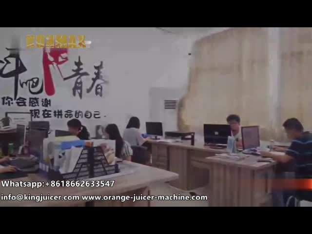 Свежий сжатый померанцовый Juicer цитруса машины Juicer электрический для качества еды партии видео