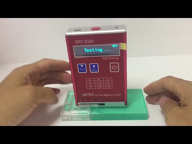 РА, Rz, Rq, Rt поверхности шероховатость тестер SRT-5000 С литий-ионные аккумуляторные батареи видео