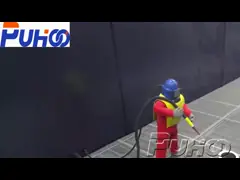 Комната взрывать съемки высокой эффективности комнаты взрывать песка удаления ржавчины автоматическая video