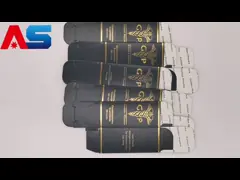 Сусальное золото выбивая коробки пробирки 10мл с комплексным конструированием Фарма для бутылок впрыски video