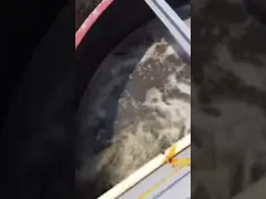 DAF clarifier for wooden process mill operation video