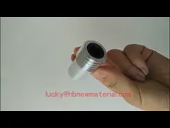 Сопло буровзрывной работы горячего карбида бора прессы прямое с алюминиевой курткой video