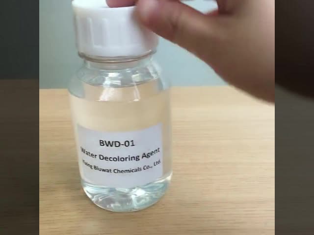 Бесцветная ТРЕСКА агента Деколоринг отработанной воды жидких отходов уменьшая химикаты обработки видео