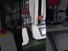 Машина напряжения силы оборудования для испытаний 1000N пряжи растяжимая video