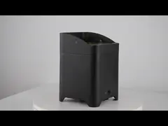 Адвокатура света СИД IP33 RGBW УЛЬТРАФИОЛЕТОВАЯ беспроводная с беспроводным дистанционным управлением video