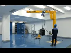 Эффективный подвесный проволочный управляющий дно монтированный Jib кран для обработки материалов video
