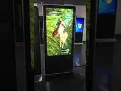 Нагой глаз 3Д освобождает стоящий Синьяге 4К ХД 43 цифров тип смертной казни через повешение стены video