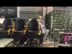 6 мест жестикулируют машину кино стула 7Д с репроектором специальных эффектов 2 video