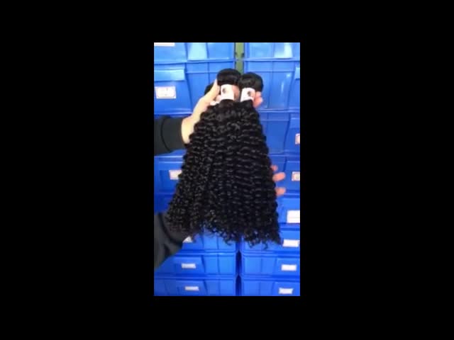 Gloosy 100% Brazilian Virgin Hair Natural Unprocessed Curly Hair Weave