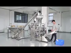 Машина упаковки муки порошка шоколада/какао/кофе с функцией экрана касания Мулти video