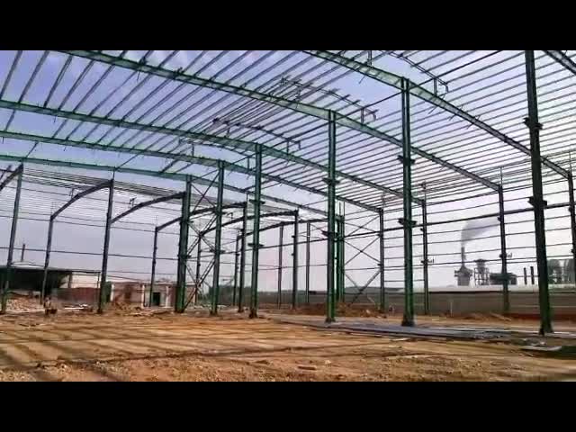 Armação de aço durável da garagem para a construção alta com o Decking cinzento da pintura/assoalho