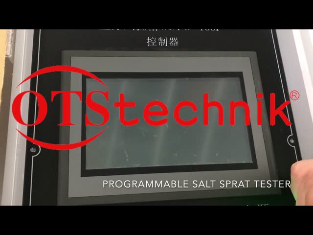 Аппаратуры брызг соли АСТМ Б117 Бенхтоп периодические измеряя для Фосфатед испытывать поверхностей видео