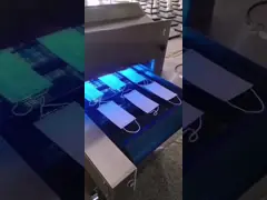 Промышленное экологическое оборудование для испытаний лаборатории на ширина 500mm транспортера лицевого щитка гермошлема video