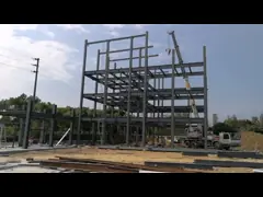 Торговый центр Структур-покупок высокого подъема строя & офисное здание железного каркаса video