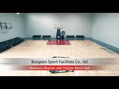 Экологические портативные посадочные места трибуны, мобильные посадочные места стоят для спортзалов/событий video