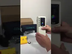 Хандхэльд испытание разнице в цвета слойки порошка метра Kрома метра НР110 разнице в цвета video